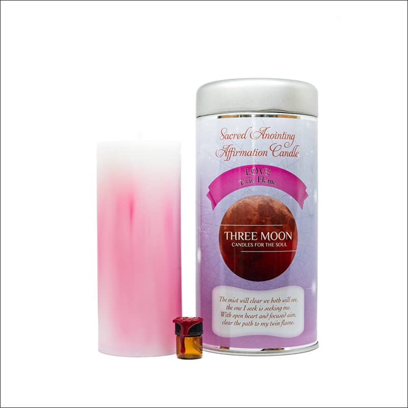 Affirmation Candle Love Twice Flame
